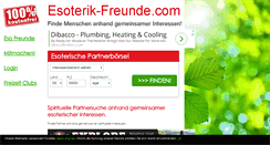 Desktop Screenshot of esoterik-freunde.com