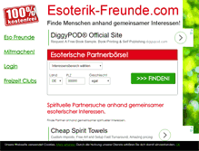 Tablet Screenshot of esoterik-freunde.com